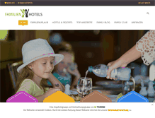 Tablet Screenshot of familien-hotels.com